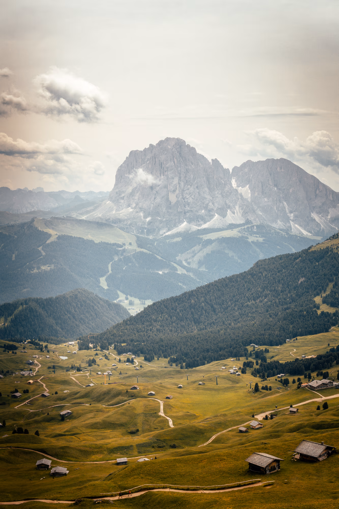 The peaks of the Dolomites