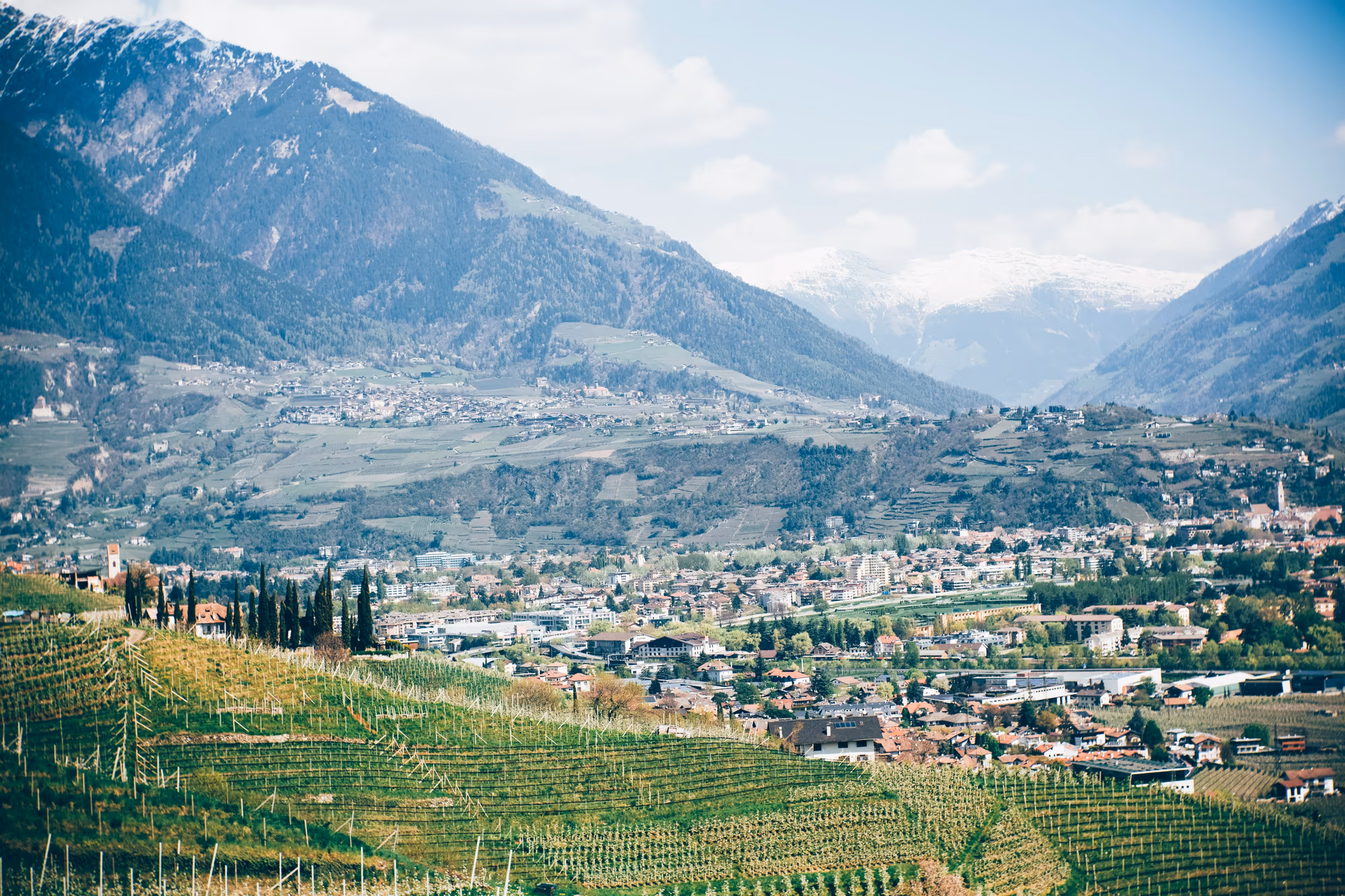 The mountain landscapes of South Tyrol